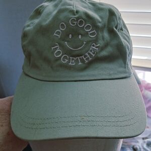 Green Embroidered Cap
